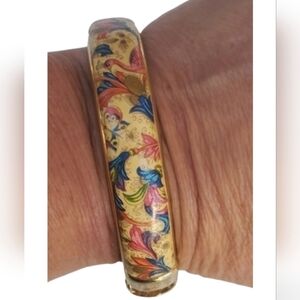 Vintage  Florentine Decoupage‎ bracelet